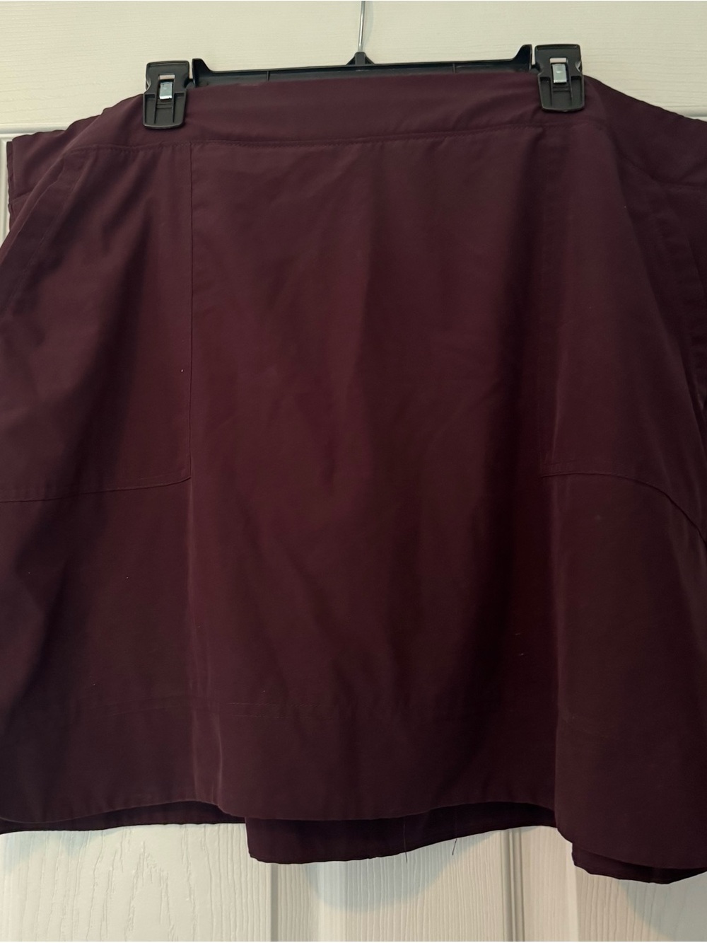 RBX Active Burgundy Elastic Waist Skort - Picture 2 of 3
